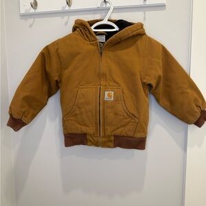 Carhartt Tan Hooded Jacket